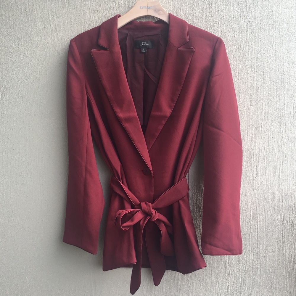 JCrew Maroon Blazer in Small